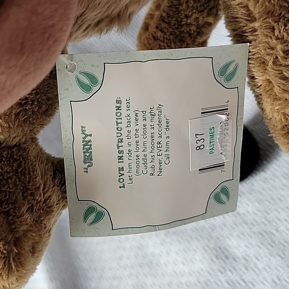 2000 Bearfoots Moose's Jenny Brown Bendable Moose NWT - Picture 6 of 8